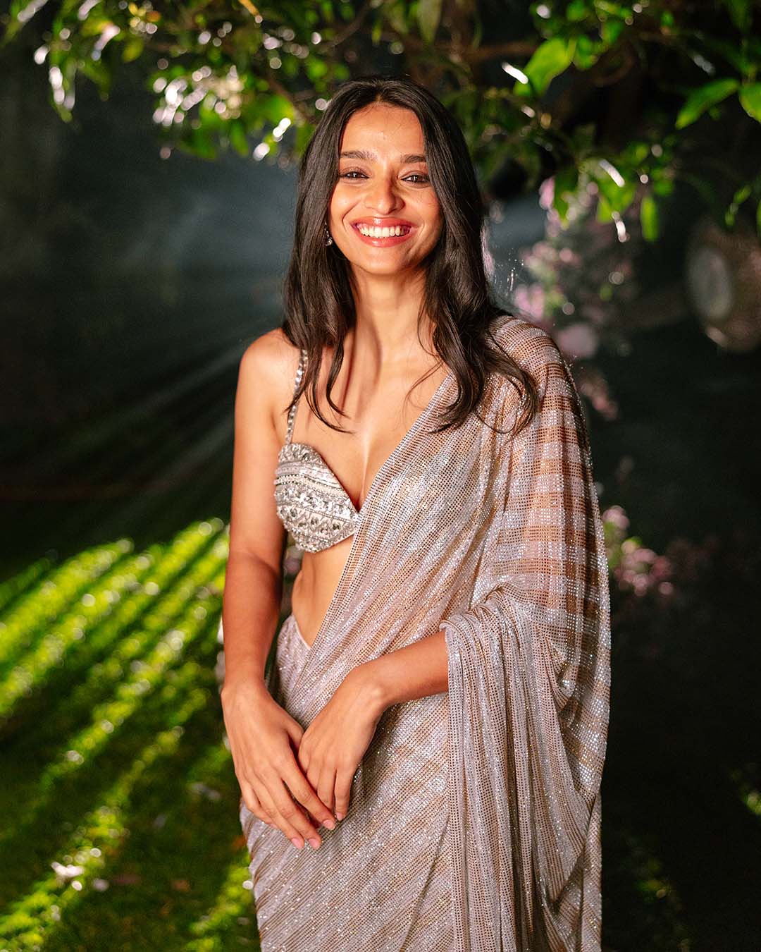 Celestial Stride Saree Set