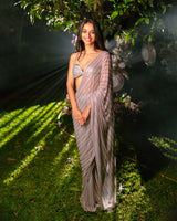 Celestial Stride Saree Set