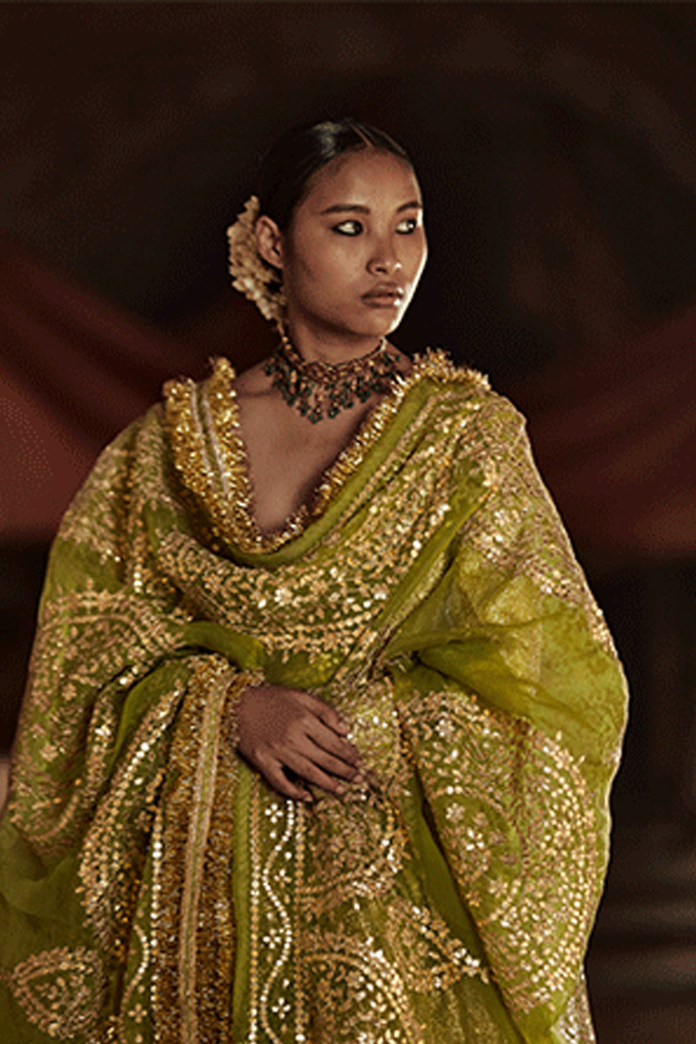 Aliya Sona Anarkali Set With Dupatta
