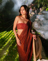 Ember Glow Saree Set