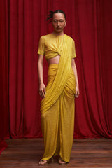 Citrine Crystal Radiance Slit Skirt
