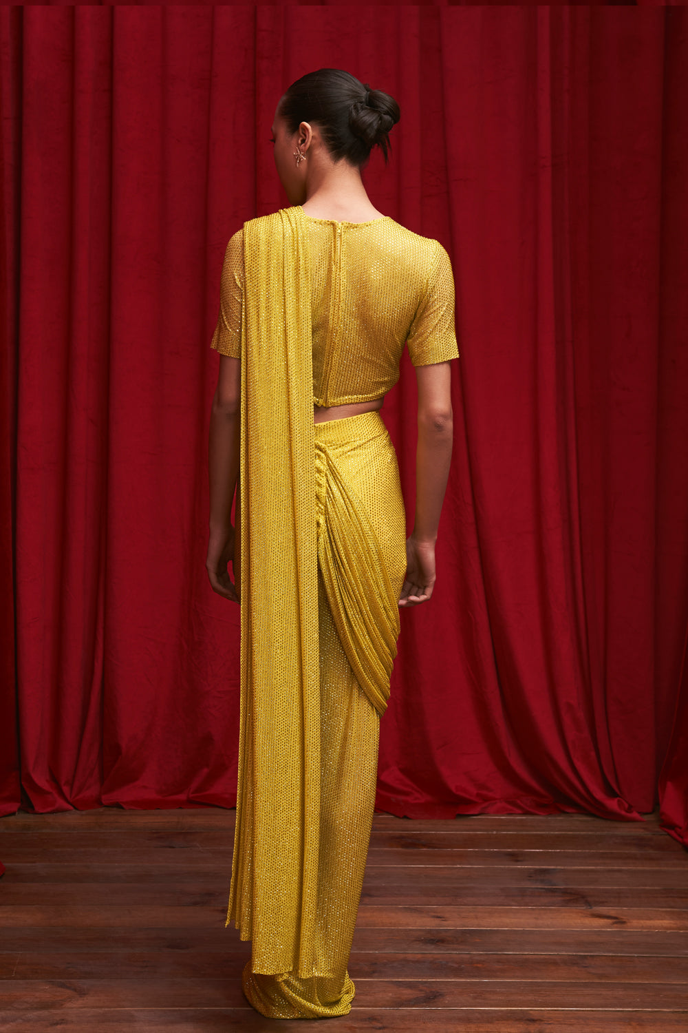 Citrine Crystal Radiance Slit Skirt