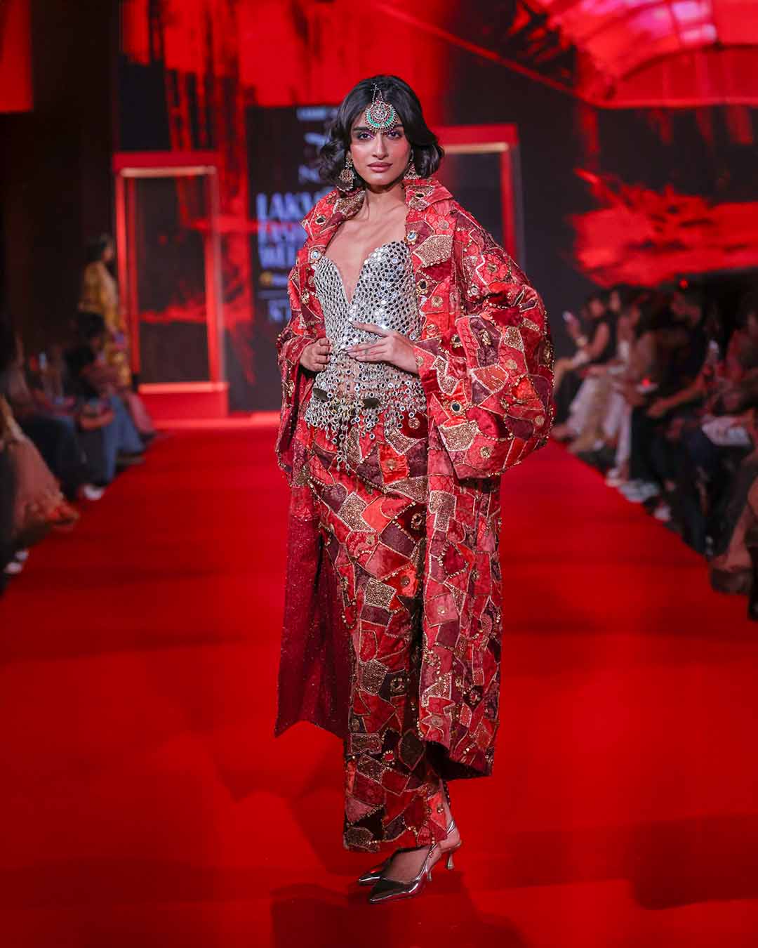 Vilasini Jacket and Skirt Set