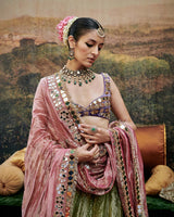 Azal Sheesh Lehenga
