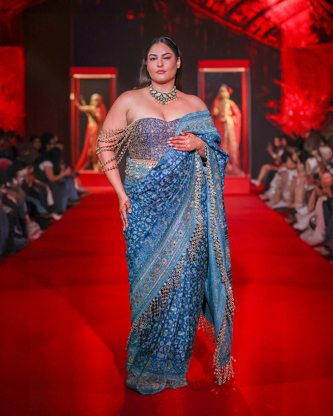 Neelambari Saree Set