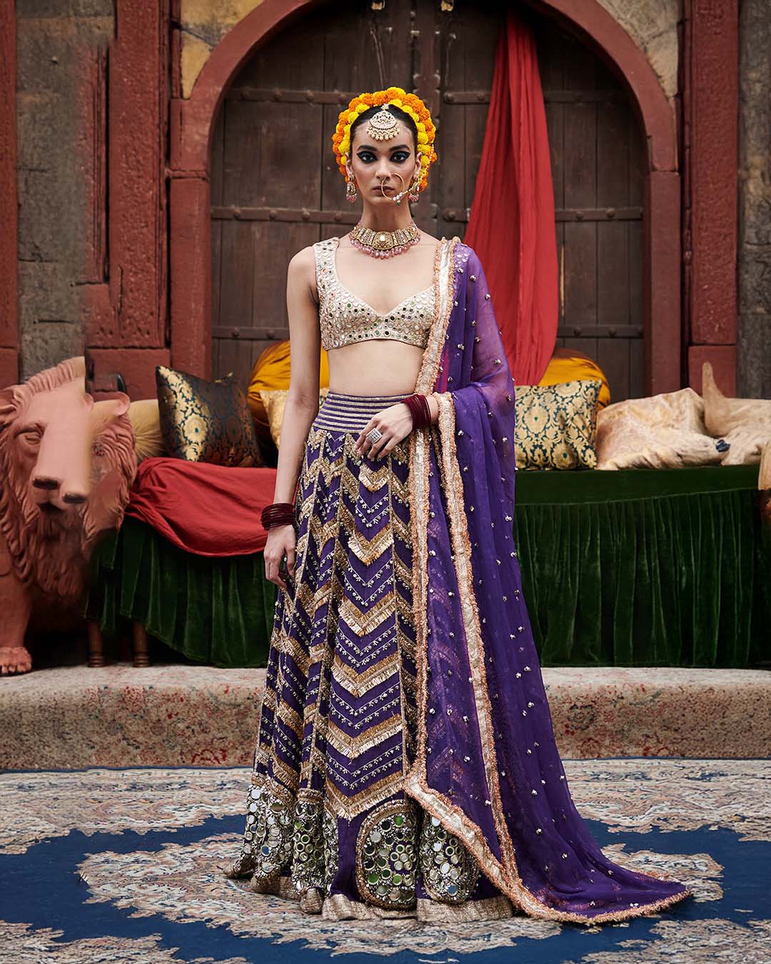 Ulfat Jamuni Lehenga