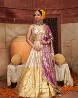 Chandi Sona Halftone Lehenga
