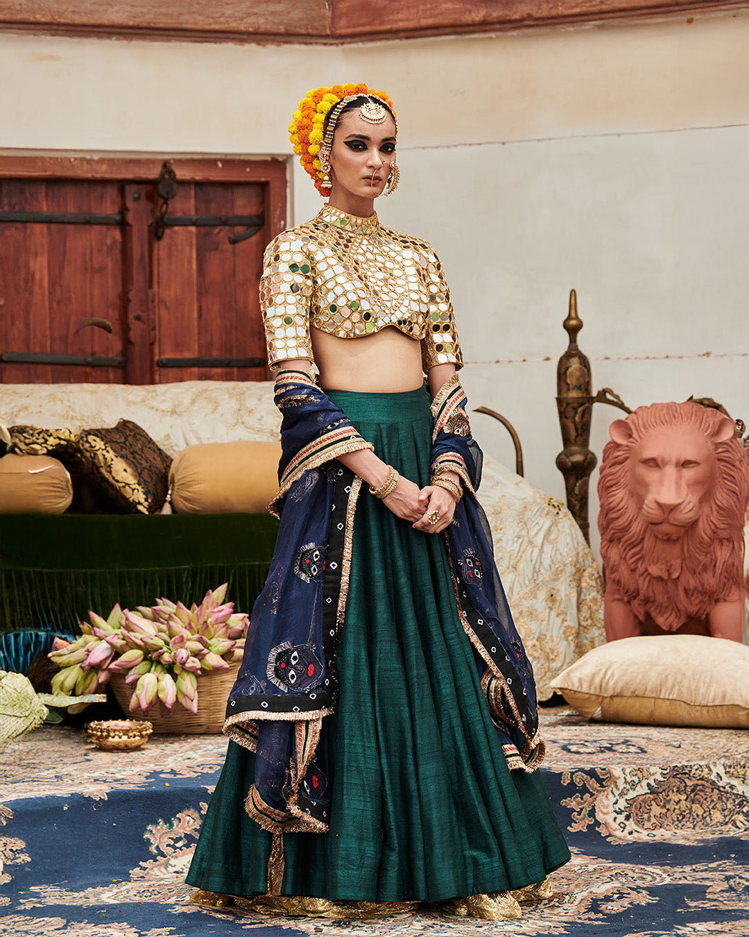 Zamurd Lehenga