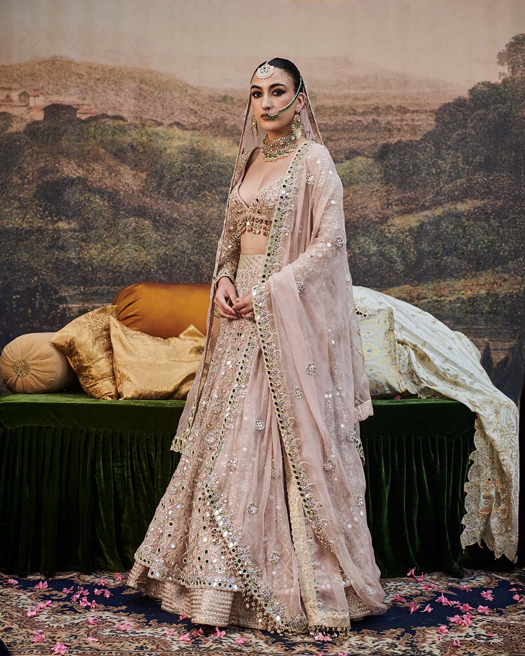 Rang de Gulaab Lehenga and Veil