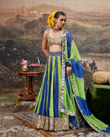 Hari Neel Lehenga