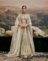 Shvet Afsana Lehenga  with Single Dupatta