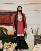 Naqsh Kurta Set and Stole