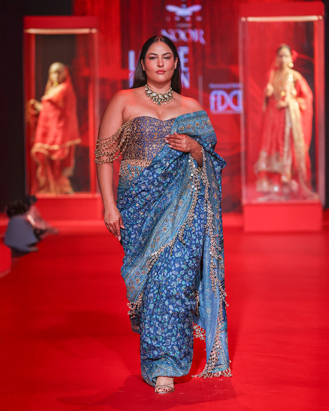 Neelambari Saree Set