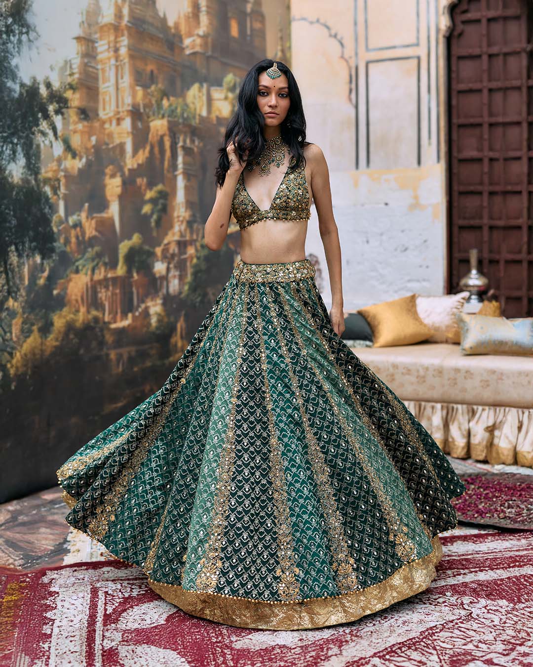 Vaidurya Lehenga Set