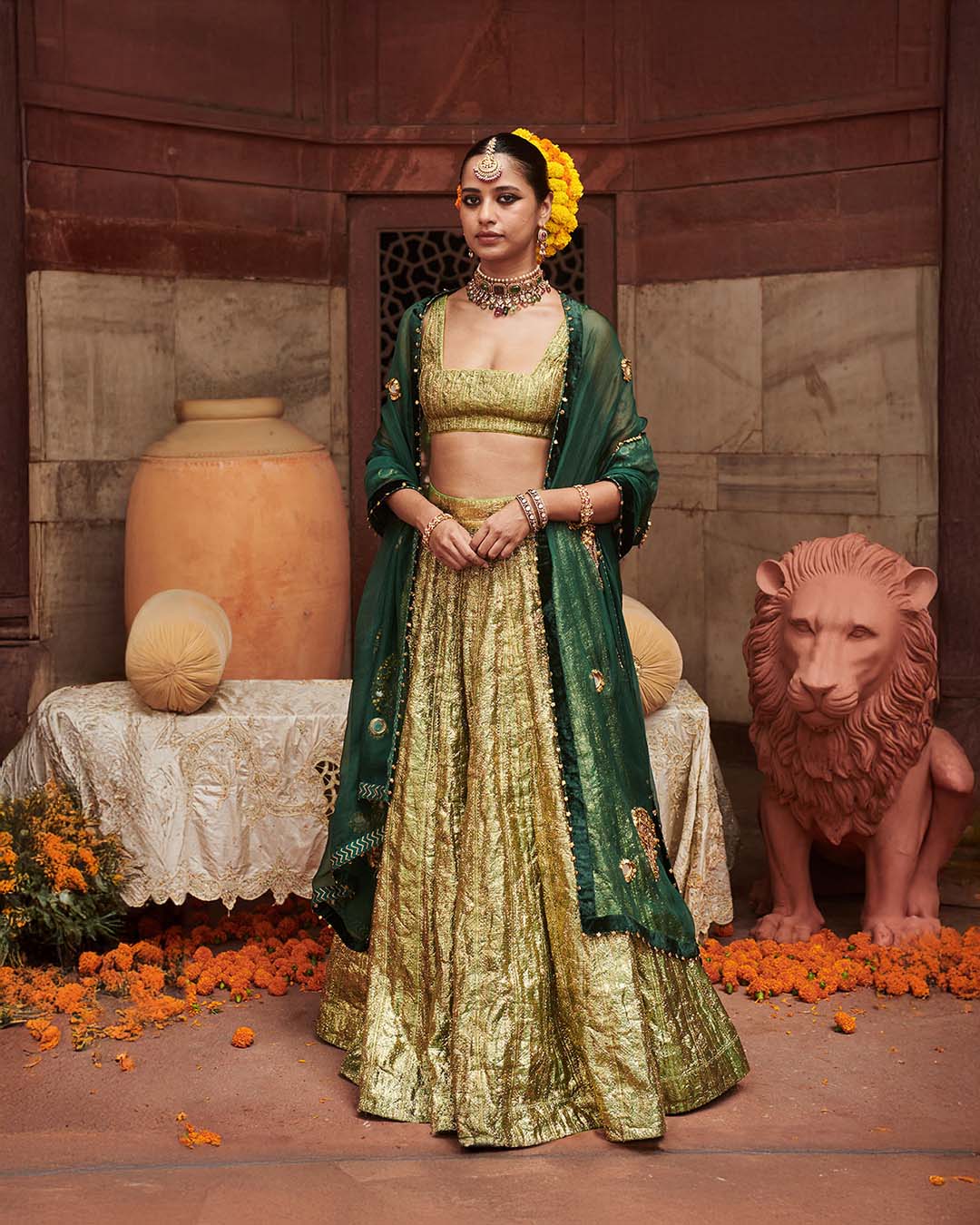 Pushp Lampi Lehenga