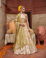 Chandi Sona Chevron Lampi Lehenga