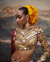 Surkh Lehenga