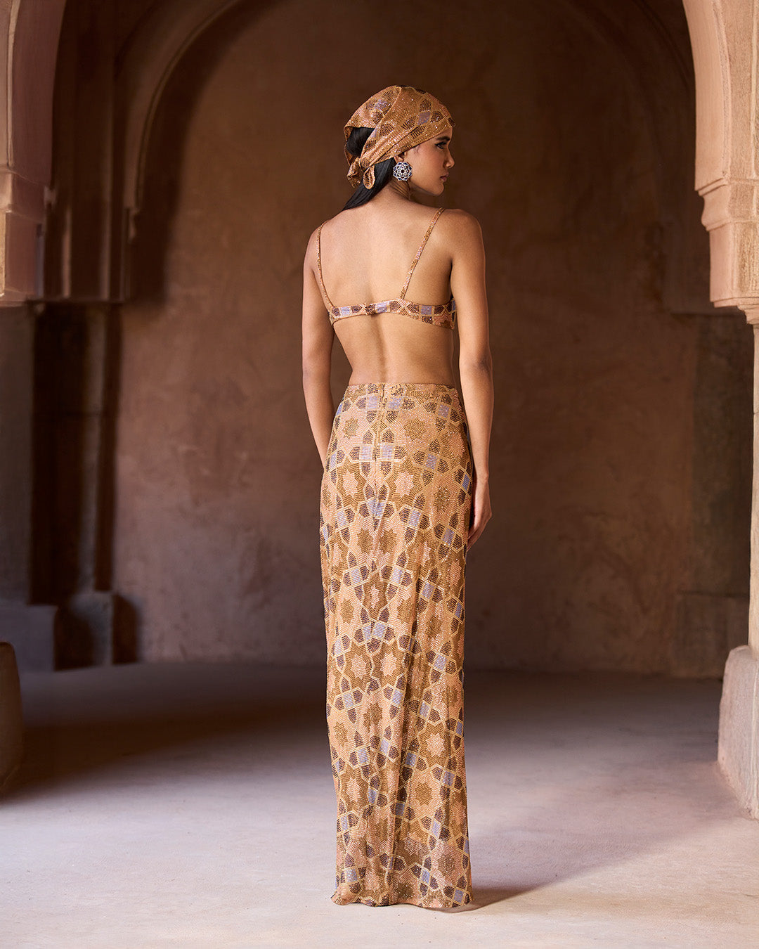 Safa Cape and Skirt Set