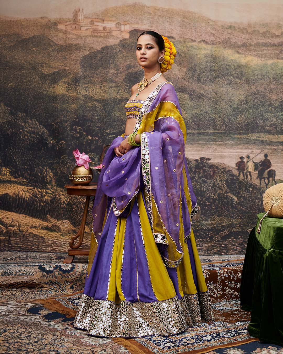 Hari Varn Lehenga