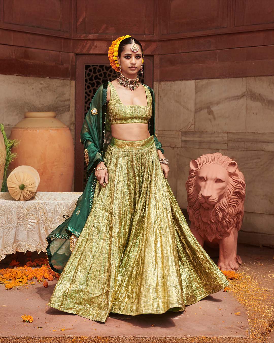 Pushp Lampi Lehenga