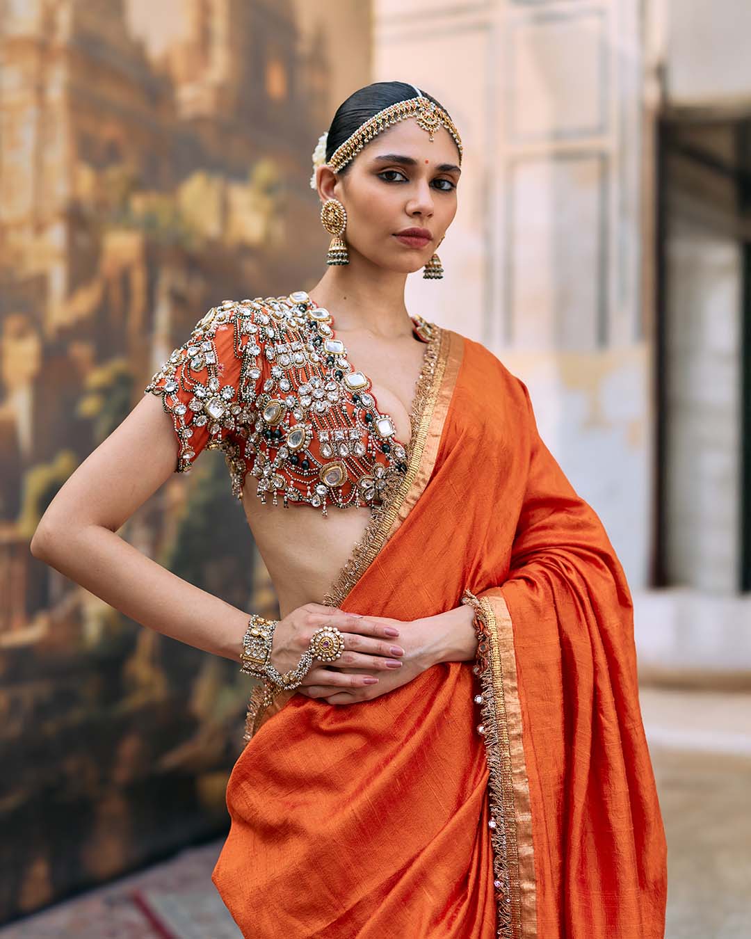 Vajramani Saree Set
