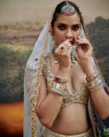 Khwab Sitara Lehenga and Veil