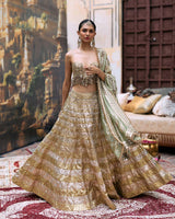 Kiran Sona Chandi Lehenga Set