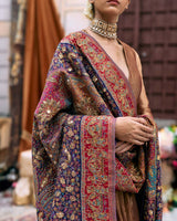 Kanthi Anarkali and Jamawaar Shawl Set