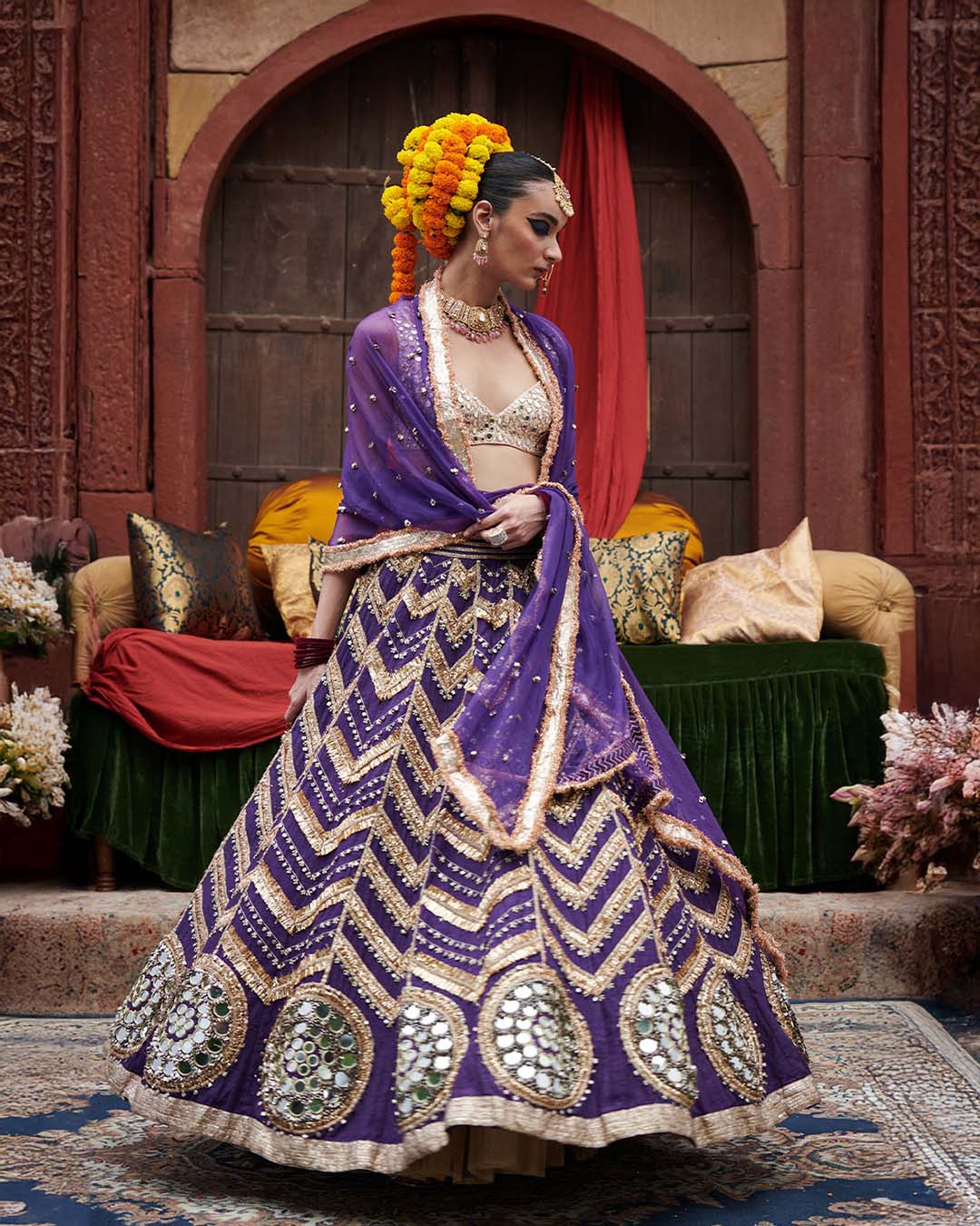 Ulfat Jamuni Lehenga