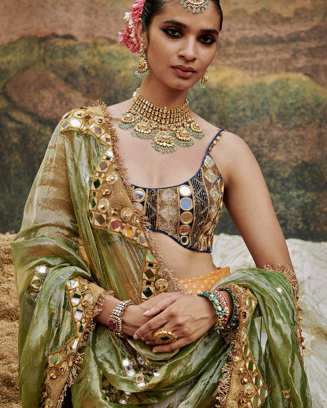 Ina Sheesh Lehenga