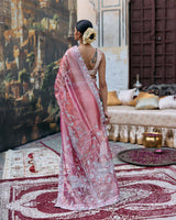 Krishna Shveta Saree Set