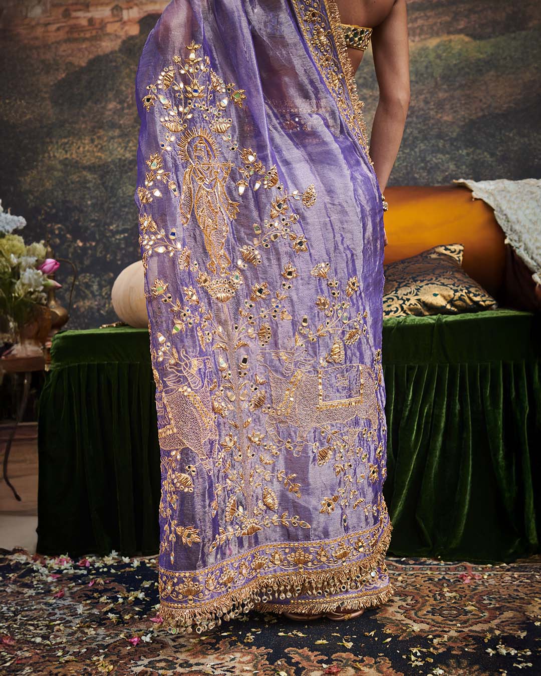 Krishna Leela Saree