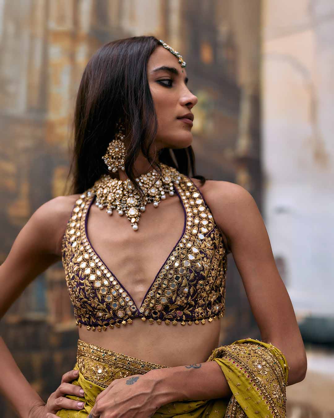 Arundhati Crepe Saree Set