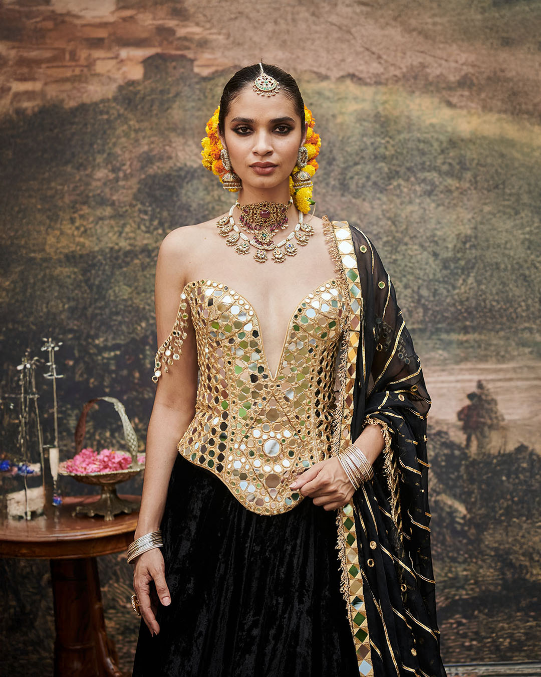 Surmayi Lehenga