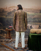 Varn-Harit Makhmal Sherwani Set