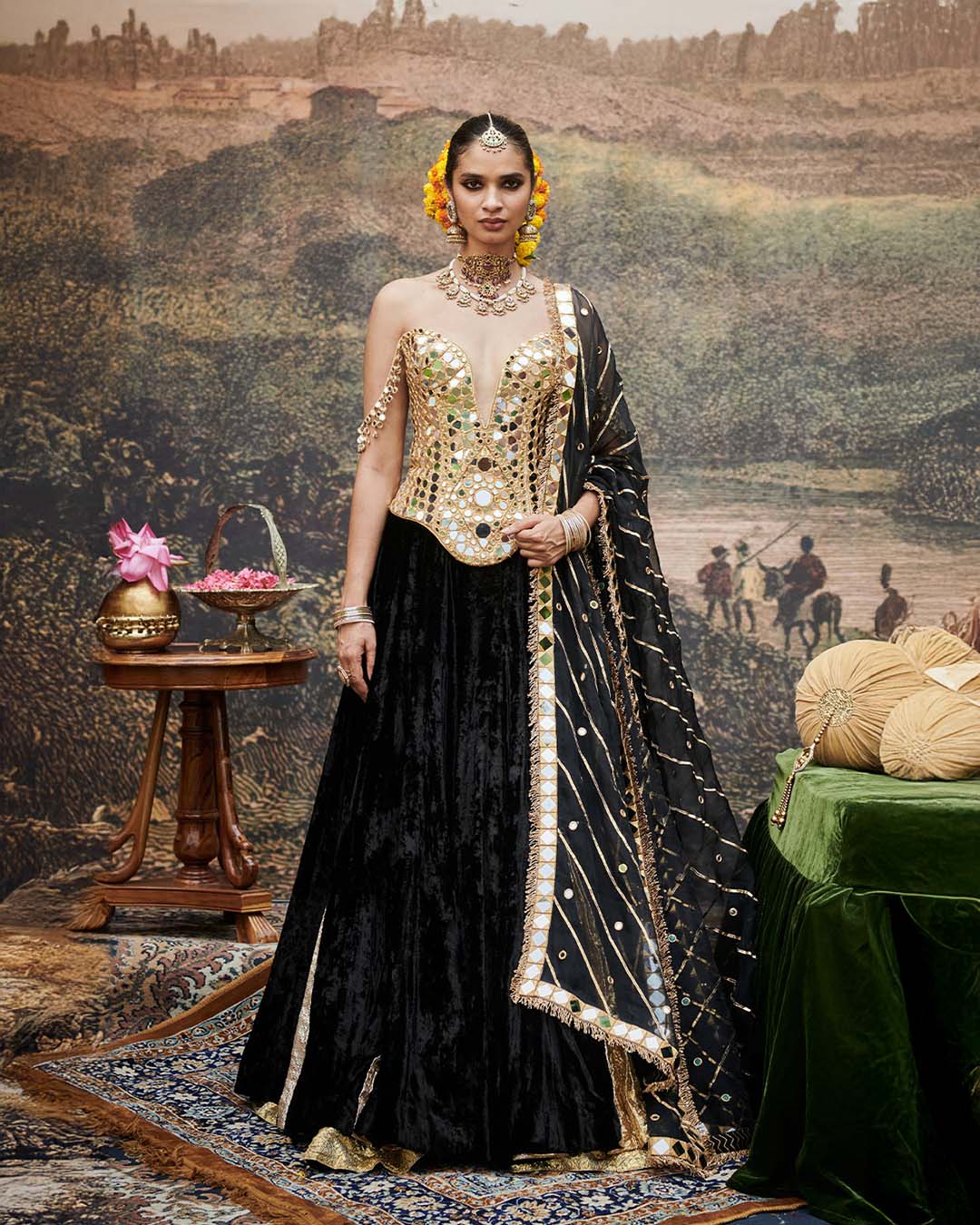 Surmayi Lehenga