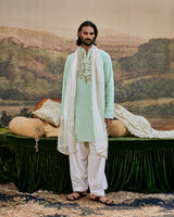 Aasmani Kurta Set and Stole