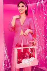 Bhumi Pednekar in Pink Lemonade Co-ord Set