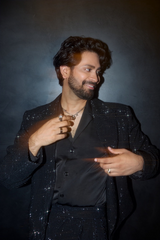 Ankush Bahuguna in Glitterati blazer set