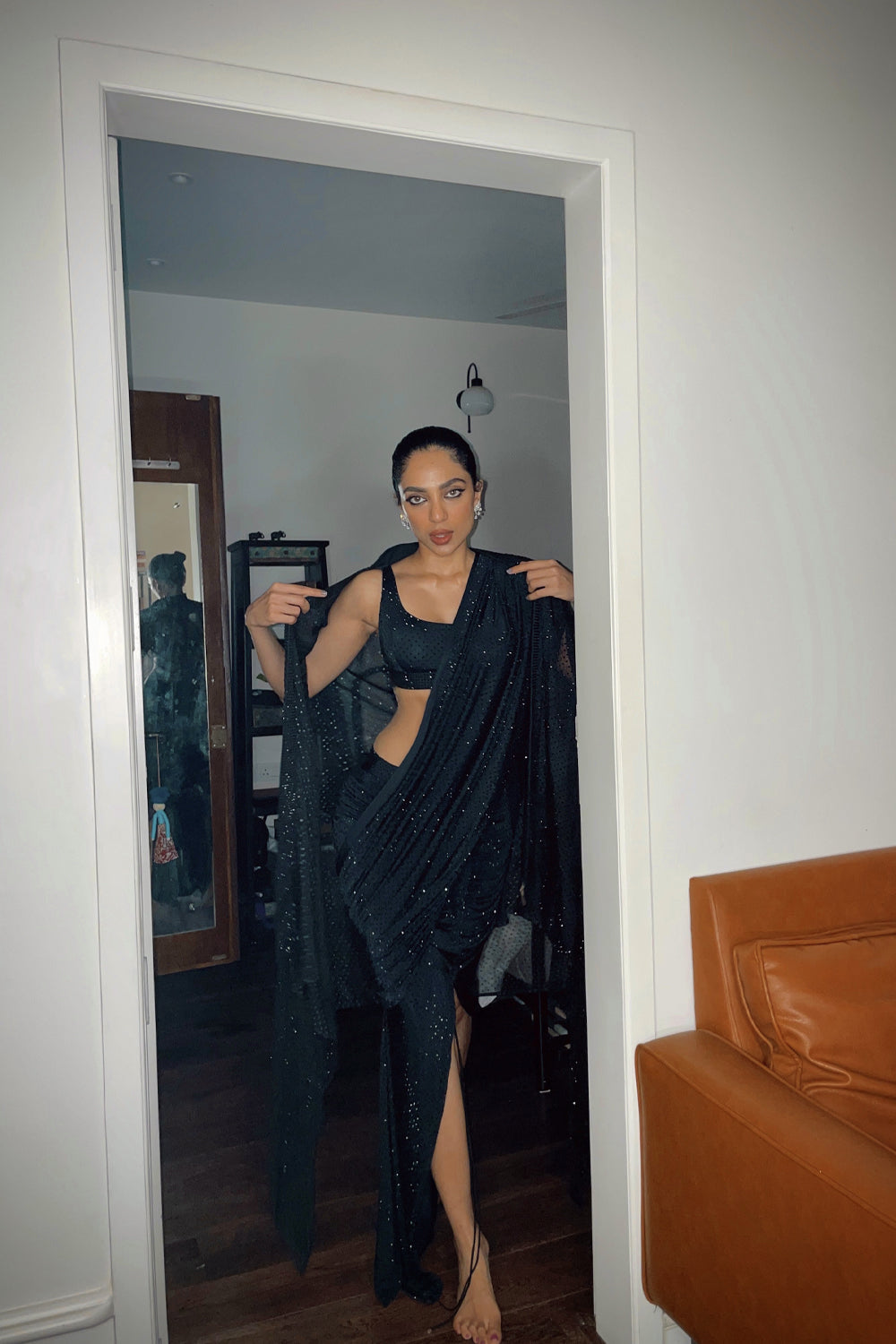 Sobhita Dhulipala in Luna Saree Set
