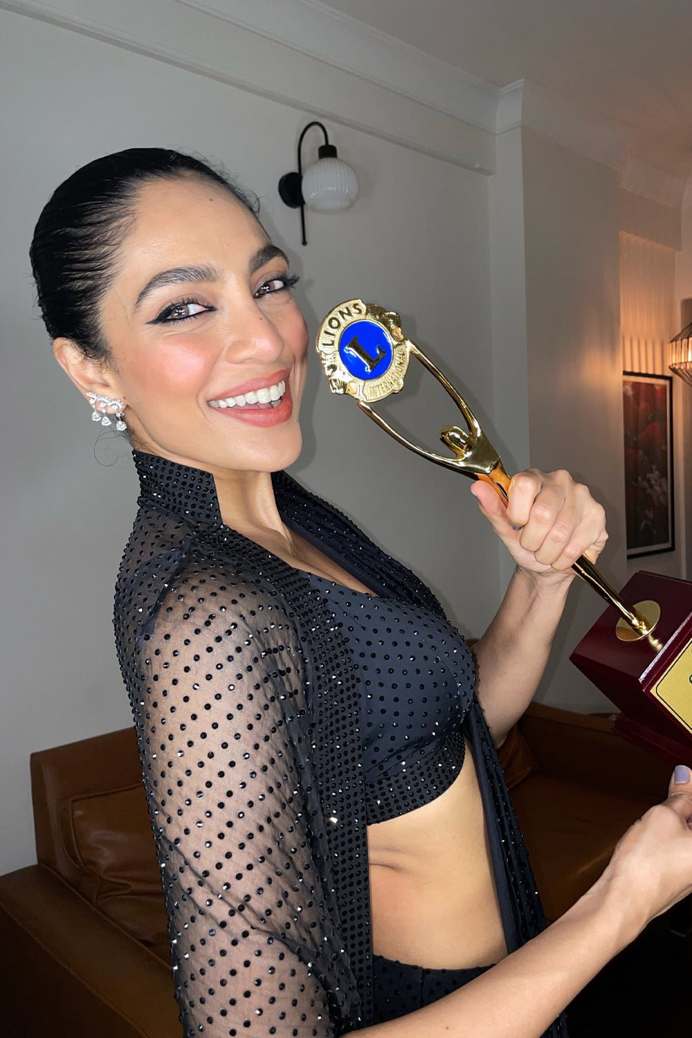 Sobhita Dhulipala in Luna Saree Set