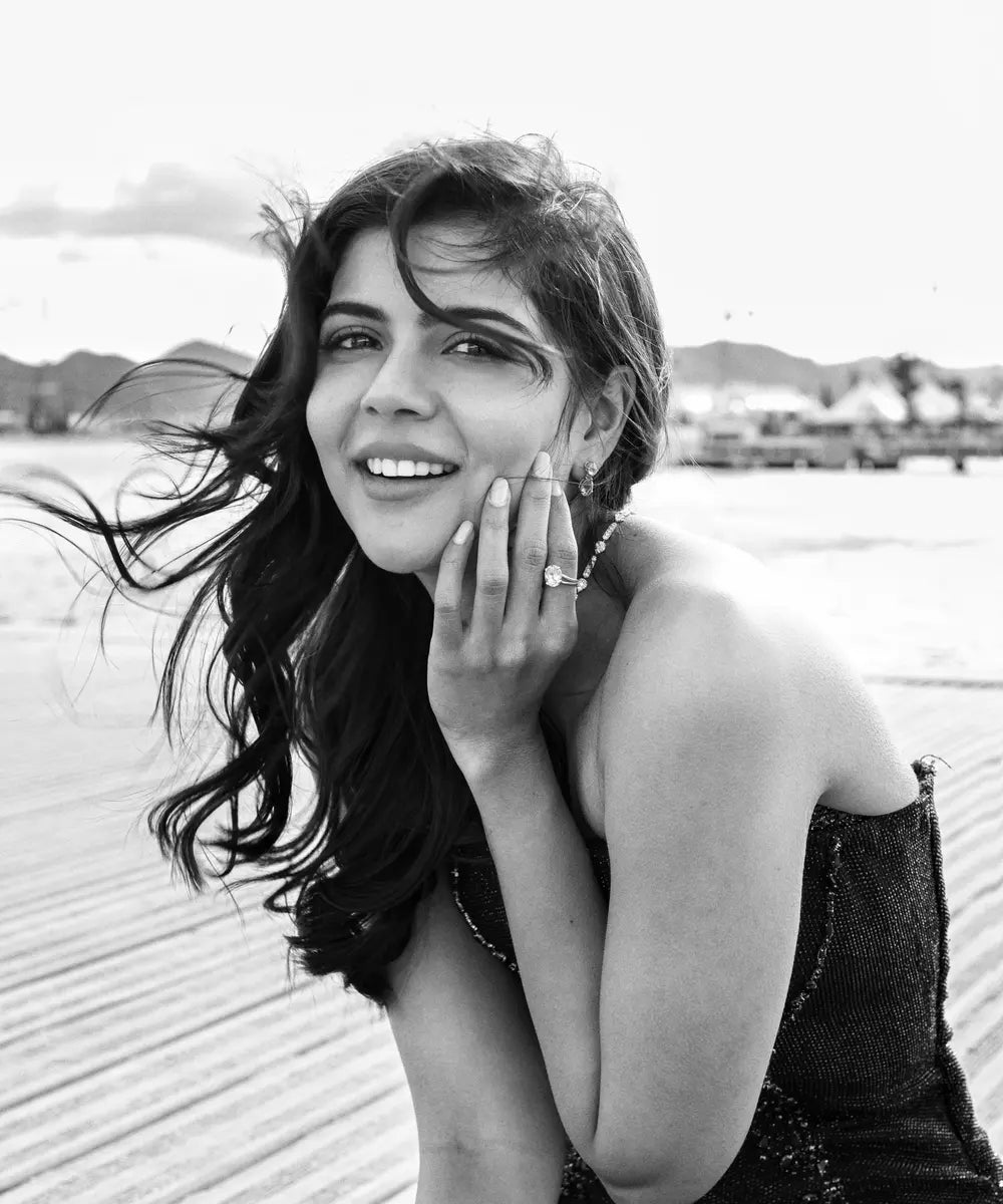 Kalyani Priyadarshan in Noire Eclipse Gown
