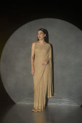 Sophia Gold Saree