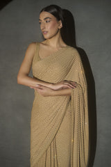 Sophia Gold Saree