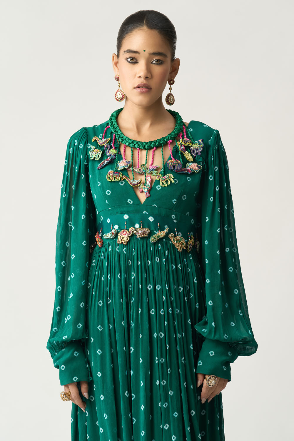 Green Necklace or Belt