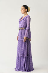 Charu Bandhani Maxi Dress Without Embroidered Belt