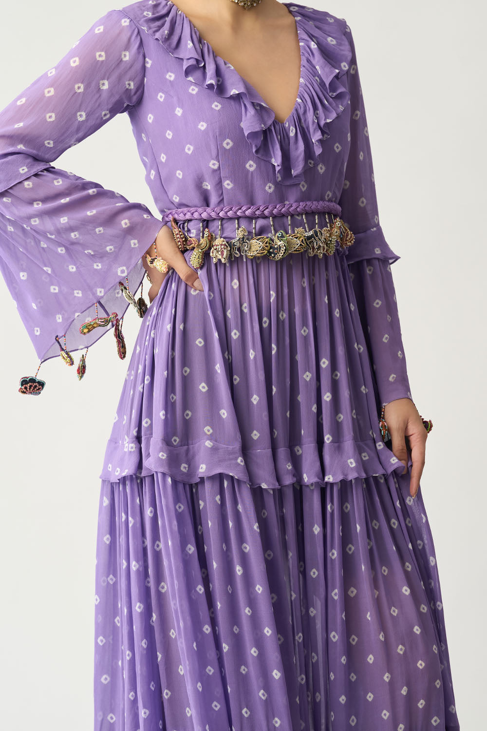 Lilac Belt or Necklace