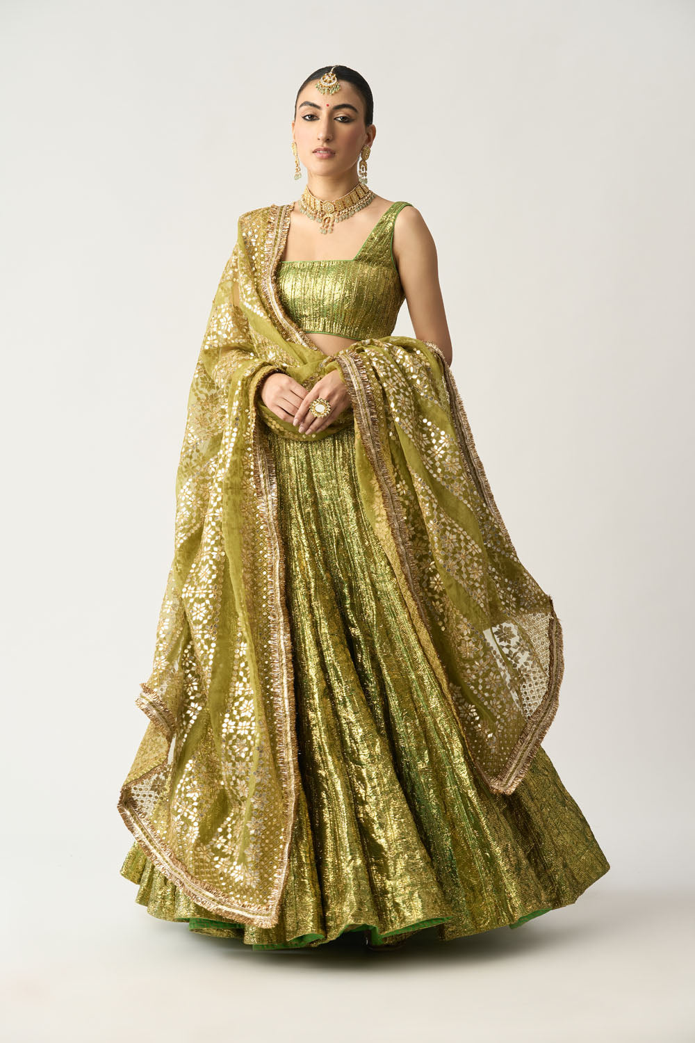Reshmi Angoori Lehenga Set