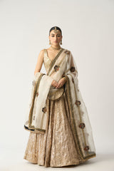Safed Katputli Chandi Lehenga Set