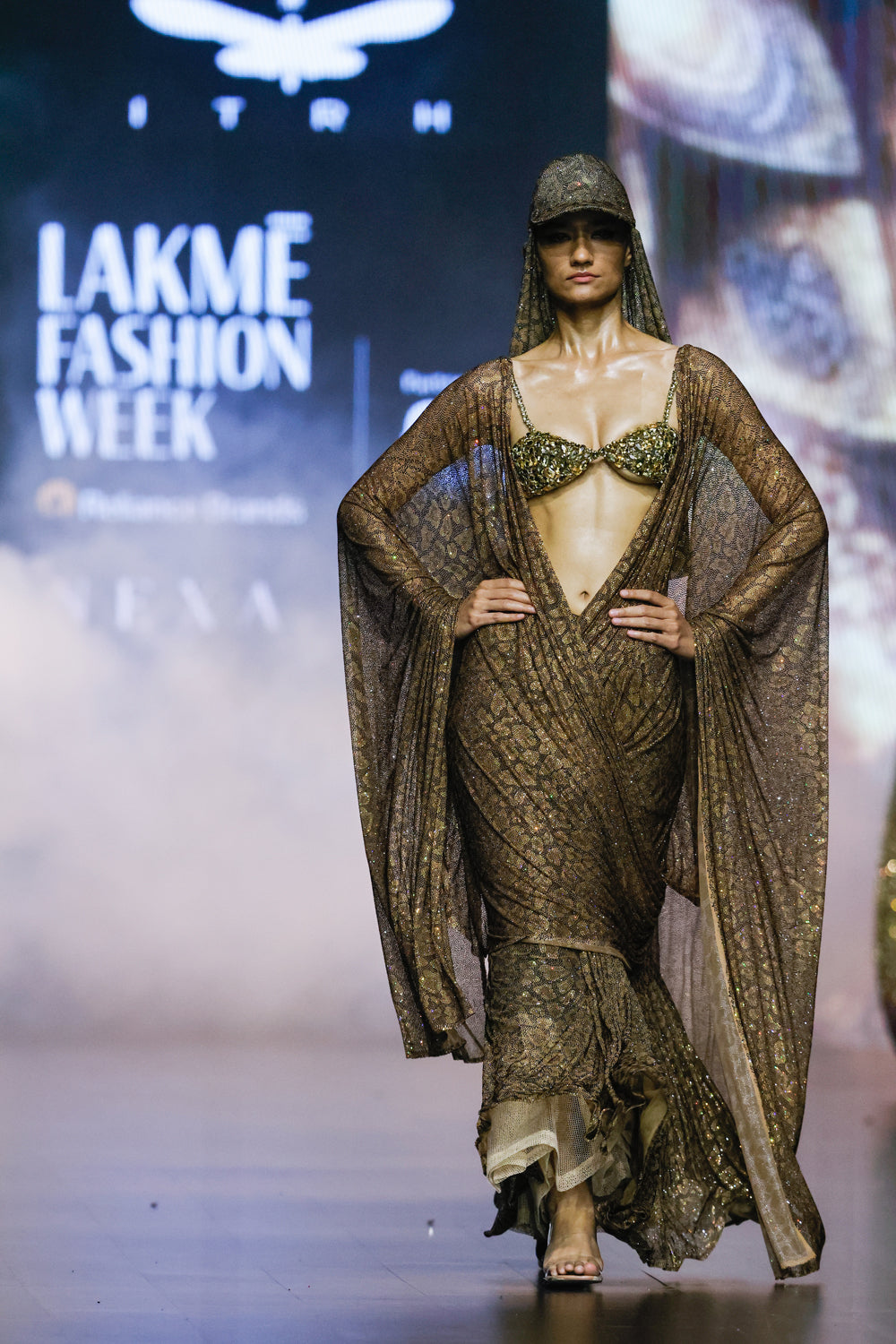 Untamed Glam Lehenga Saree